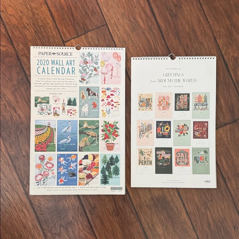 Set of 2 Past Year Calendars - Picture 4 of 4